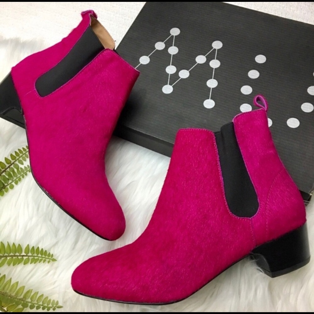 Fuchsia/Hot Pink Ringo Booties